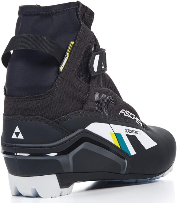 Fischer Unisex – Erwachsene Xc Comfort Pro Black Yellow Langlaufschuh 44 Schwarz, 44 Schwarz