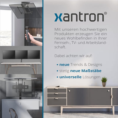 Xantron® PRO-SS400 Feste Wandhalterung Fernseher 32-55 Zoll/VESA 200x200 bis 400x400 / TV Halterung