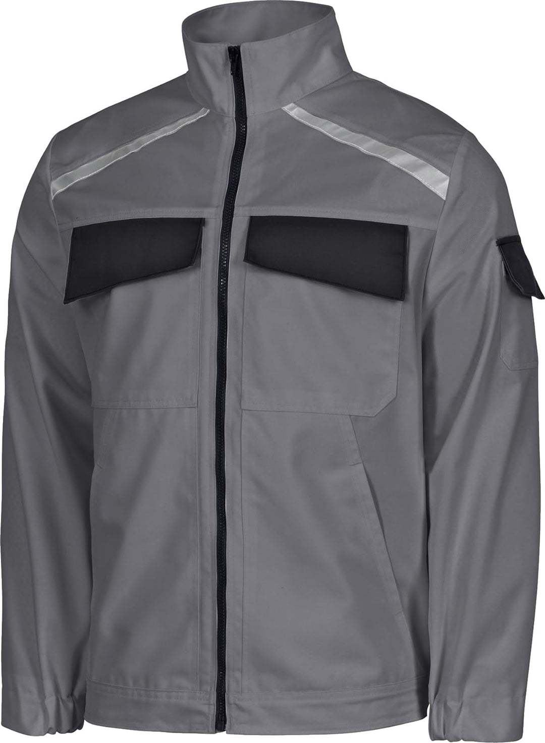 safetY&more Berufsjacke Extreme grau-schwarz, Gr. L L Grau-schwarz, L Grau-schwarz
