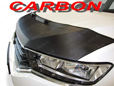 CARBON OPTIK AB-00788 Auto Bra kompatibel mit Renault Kangoo Bj. 2008-2013 Haubenbra Steinschlagschu