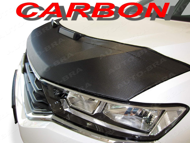 CARBON OPTIK AB-00788 Auto Bra kompatibel mit Renault Kangoo Bj. 2008-2013 Haubenbra Steinschlagschu