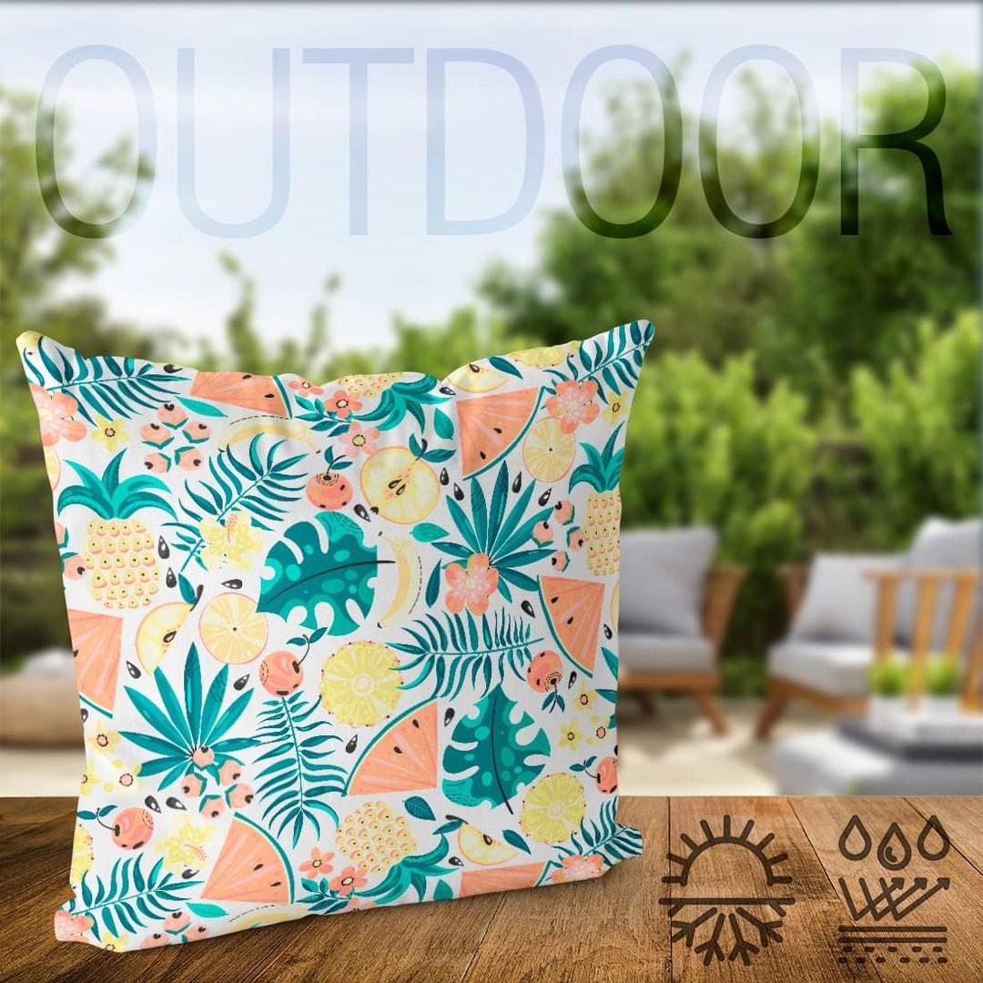 VOID Tropical Fruits Kissenbezug Kissenhülle Sofakissen Kissen Deko Outdoor-Kissen Dekokissen, Kisse