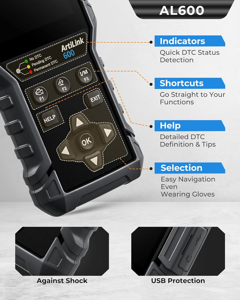 TOPDON OBD2 diagnosegerät mit Reset von Öl, BMS, SAS, diagnosegerät Auto für alle Fahrzeuge für ABS