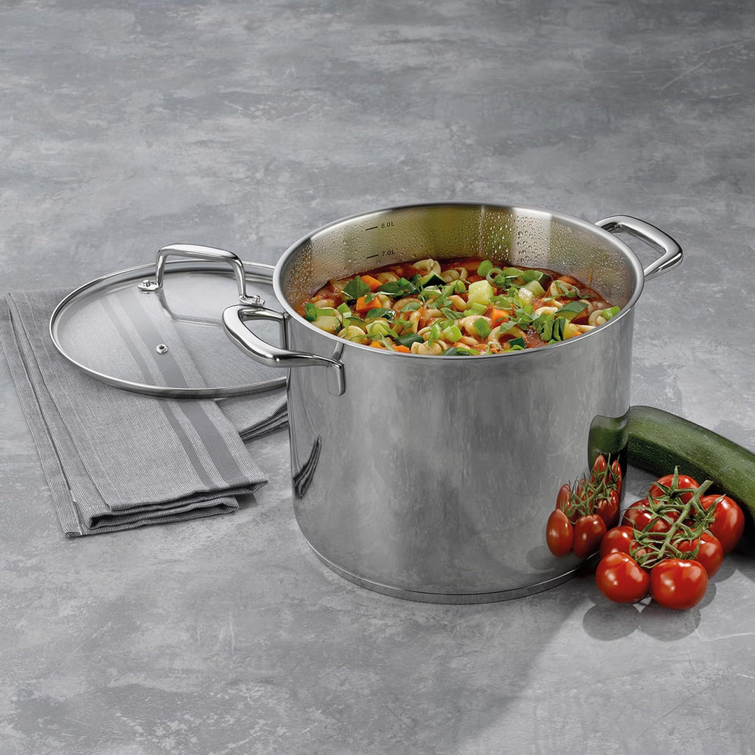 Kela 10177 Flavoria Gemüsetopf, 18/8 Stainless Steel, 8 liters, 8 l