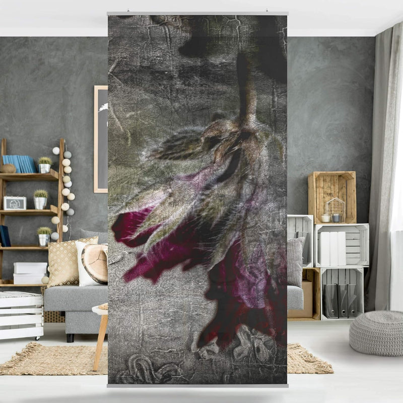 Bilderwelten Raumteiler Mystic Flower 250x120cm ohne Halterung 250x120cm without hanger, 250x120cm w