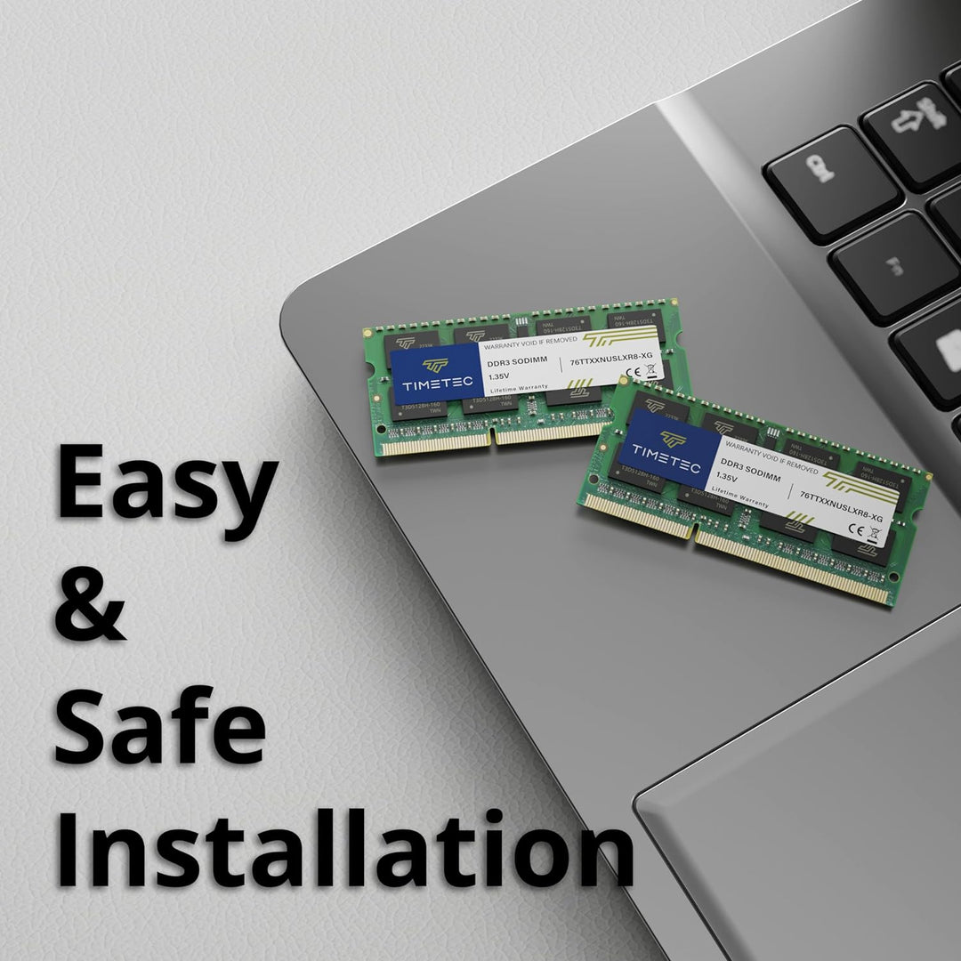 Timetec 32GB KIT (4 x 8GB) DDR3L / DDR3 1600 MHz (DDR3L-1600) PC3L-12800 / PC3-12800 Non-ECC ungepuf