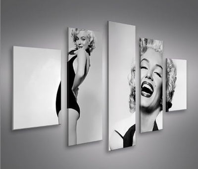 islandburner Bild Bilder auf Leinwand Marilyn Monroe V5 MF XXL Poster Leinwandbild Wandbild Dekoarti