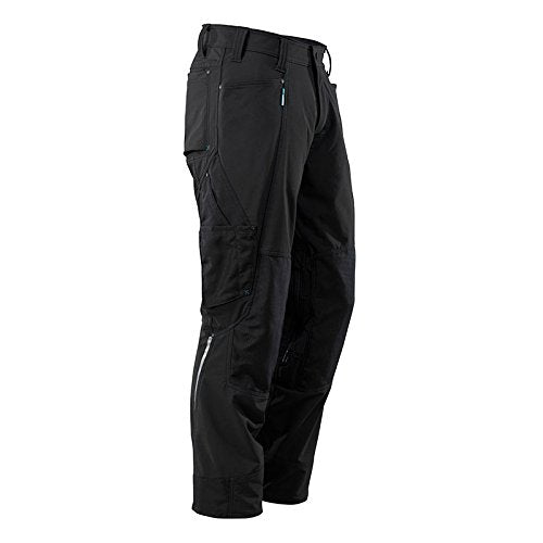 Mascot Herren 17179-311-09-90c58 Mascot Hose mit Knietaschen Stretchstoff Hose Gr e 90C58 schwarz, 5