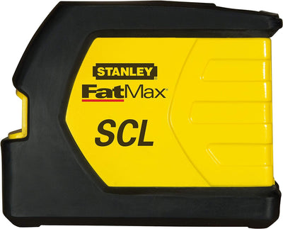 Stanley FatMax Linienlaser SCL, Arbeitsbereich (10 m, magnetgedämpftes Pedal, horizontale/vertikale