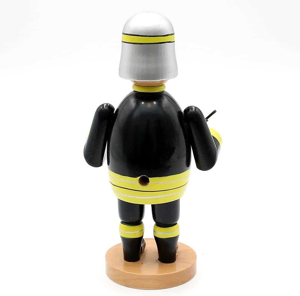 Dekohelden24 Räuchermann als Feuerwehrmann, ca.20 cm, 520341FW, Feuerwehrmann
