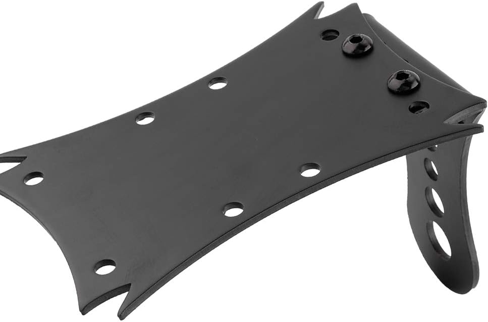 EVGATSAUTO Kennzeichenhalterung, Motorrad Retro Seitenhalterung Kennzeichenhalter Halterung Kennzeic