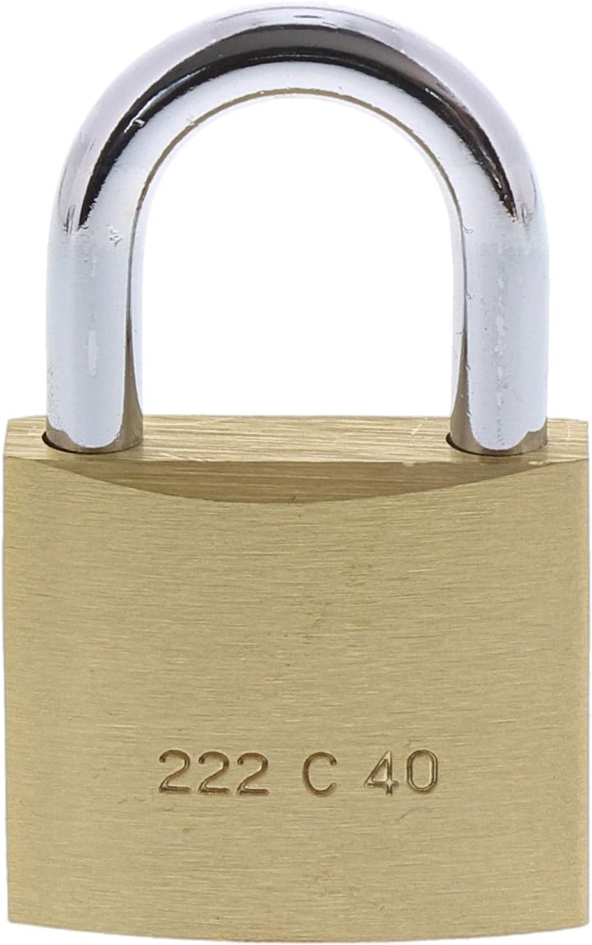 BURG-WÄCHTER 4er-Set Vorhängeschloss mit Schlüssel, Gleichschliessend, Vorhangschloss, 6 mm Bügelstä