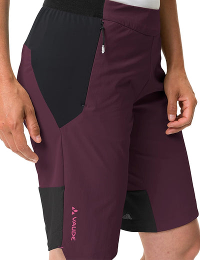 VAUDE Damen Bike Shorts Women's Kuro Shorts 42 Cassis, 42 Cassis