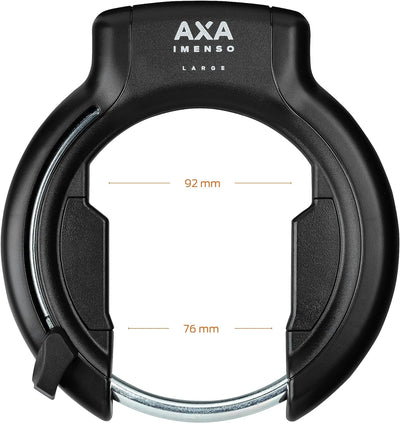 AXA Imenso Large Retractable – Fahrradschloss – Rahmenschloss – Sicherheitsstufe 12 – Kombinierbar m