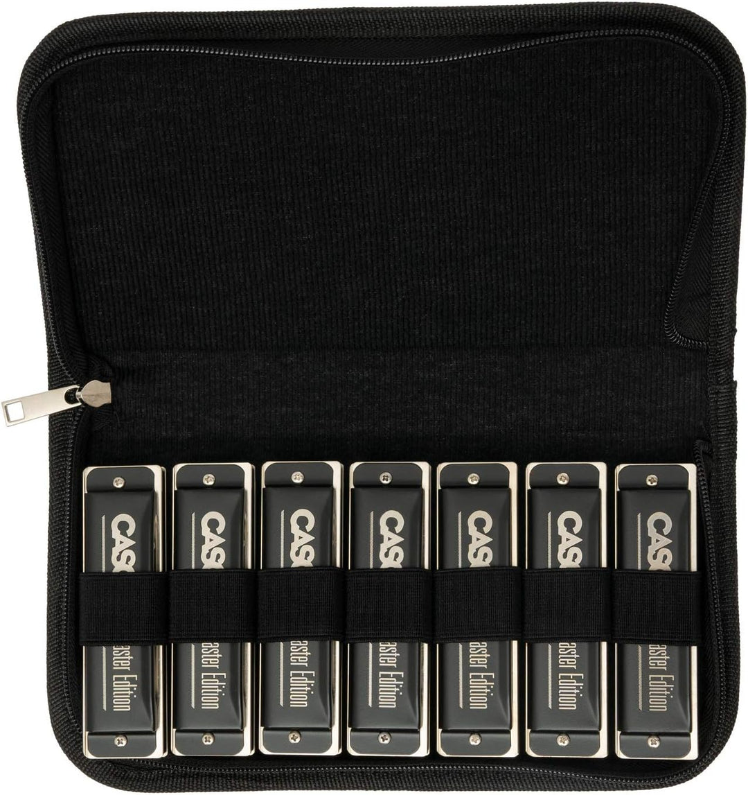 HH 2248 CASCHA Master Edition Harmonica Set mit Tasche, diatonisch, 7 Tonarten: C - D – E – F – G –