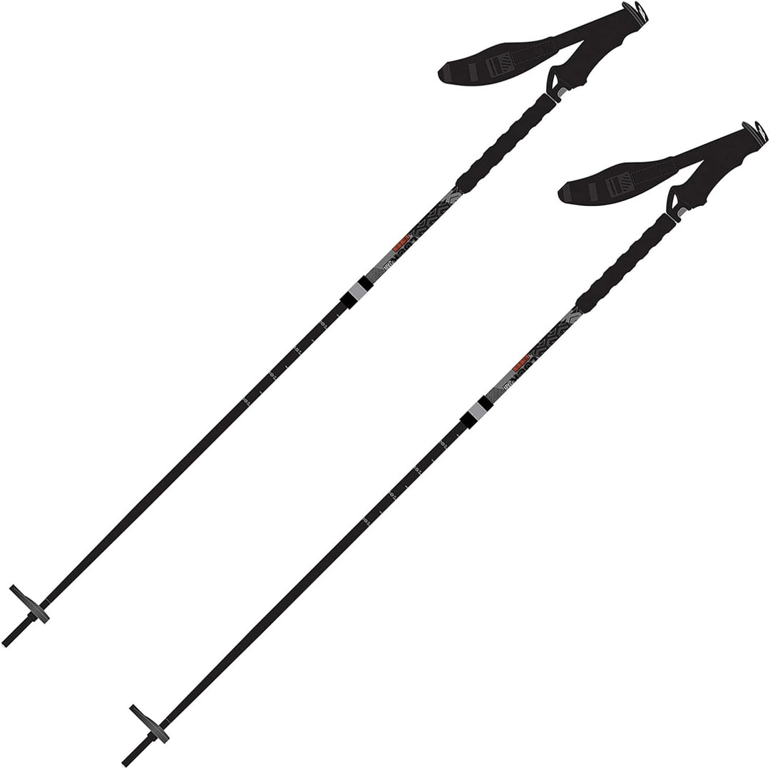 K2 Lockjaw Alu-Eva Skistöcke gunmetal, gunmetal