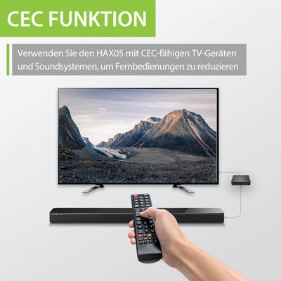 Avantree HAX05 - HDMI ARC Audio-Konverter für TV-Ton mit Pass-Through Funktion, Audioextraktor und a