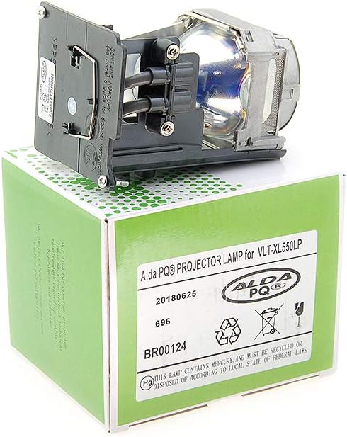 Alda PQ Premium, Beamer Lampe kompatibel mit MITSUBISHI XL1550, XL1550U, XL2550, XL550U, VLT-XL550LP