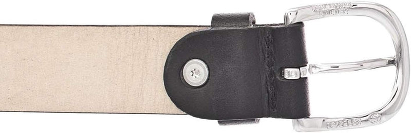 Vanzetti Animal Scouting 30mm Cambered Cow Fur Leather Belt W110 Black/Cream-White Mix - kürzbar