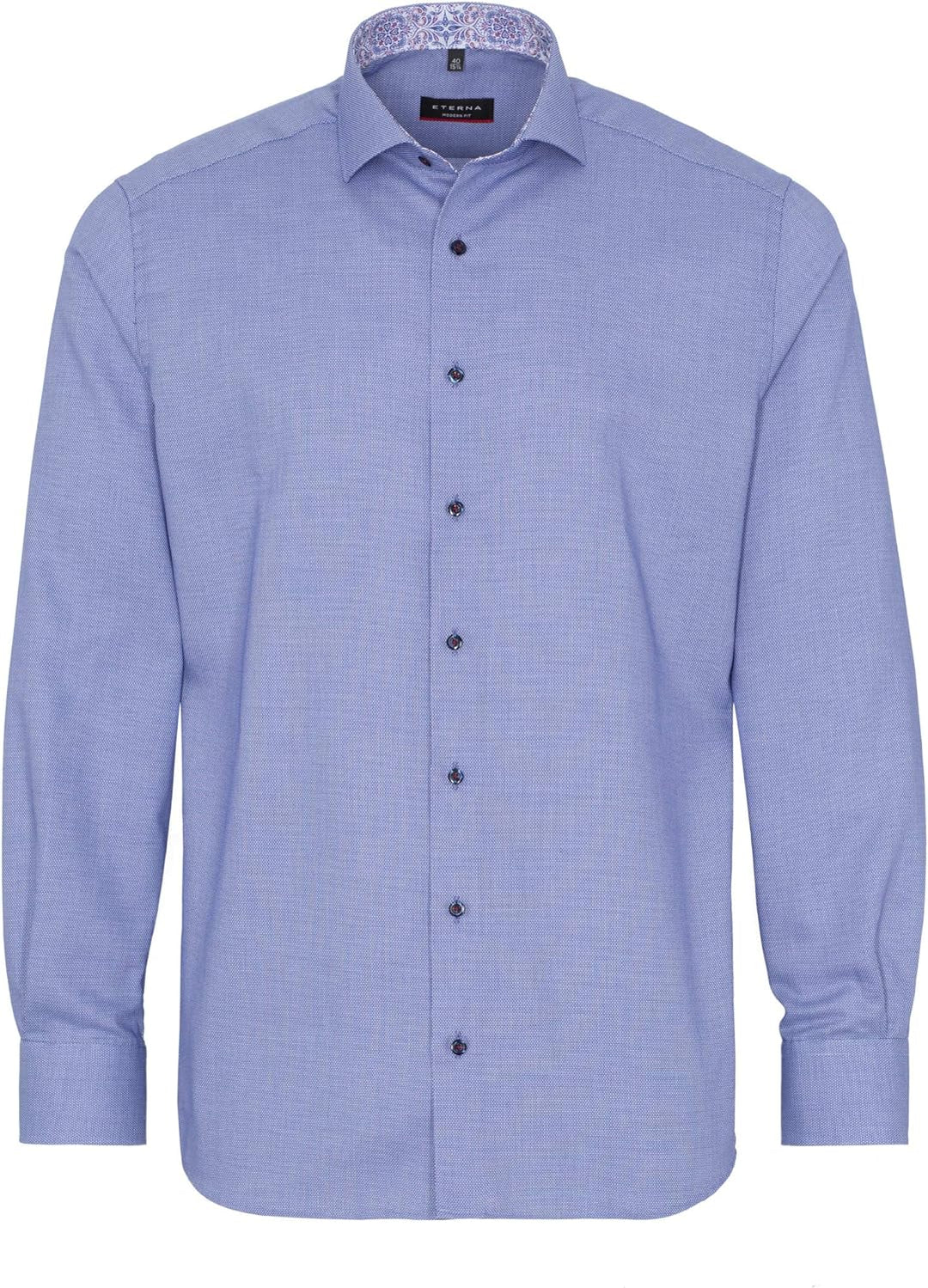 eterna Langarm Hemd Modern Fit Struktur strukturiert
