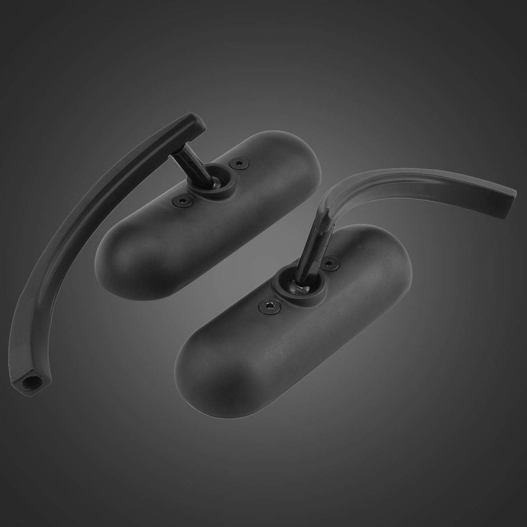 KATUR Motorrad Schwarz Chrom Benutzerdefinierte Mini Oval Rückspiegel Hight Qualität Aluminium und G