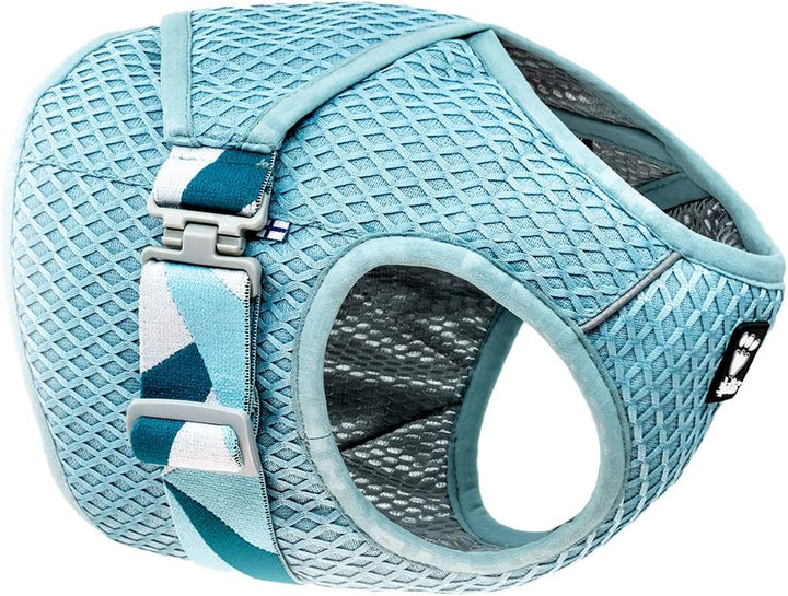 Hurtta Cooling Wrap Kühlweste für Hunde Sommer Kühlweste Aquamarin Hellblau 75-85cm aquamarine 75-85