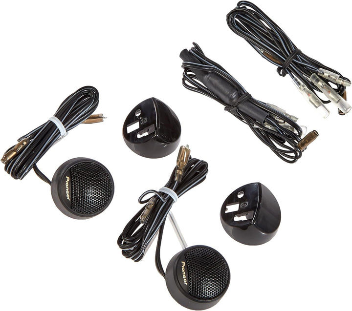 Pioneer TS-S15 Weichkalottenhochtöner (120 W), 20 mm, 90 dB, 2X Doppelmembran Lautsprecher, schwarz