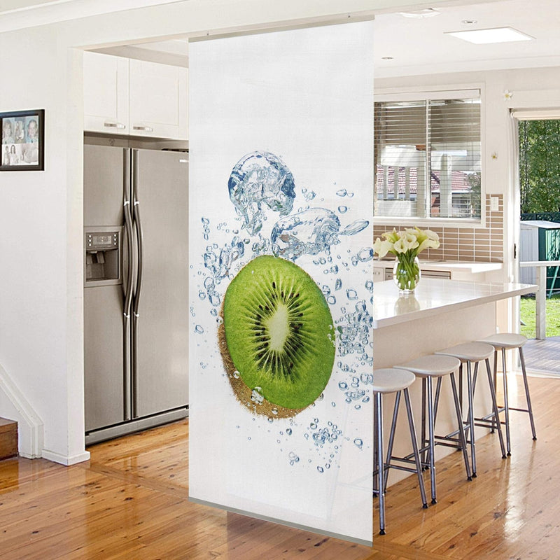 Bilderwelten Raumteiler Kiwi Bubbles 250x120cm inkl. transparenter Halterung 250x120cm incl. transpa