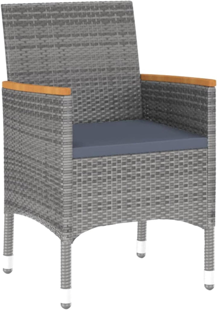 Tidyard 3-TLG. Balkonmöbel, Garten Essgruppe, Bistro Set, Tisch und 2 Stühle, Balkonset für Balkon G
