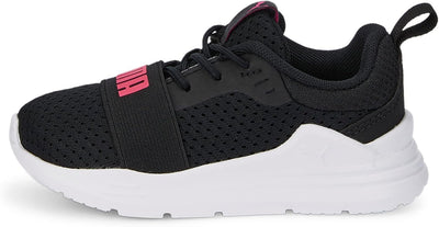 PUMA Unisex Baby Wired Run Ac Inf Sneaker 20 EU Puma Black Sunset Pink, 20 EU Puma Black Sunset Pink