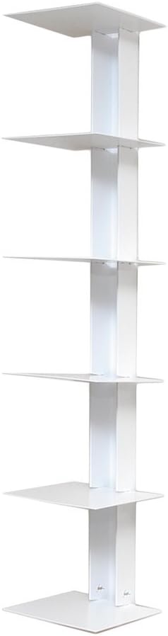 Haseform Bücherturm 90 cm (für 1m Bücher) Weiss Bücherregal Wandregal