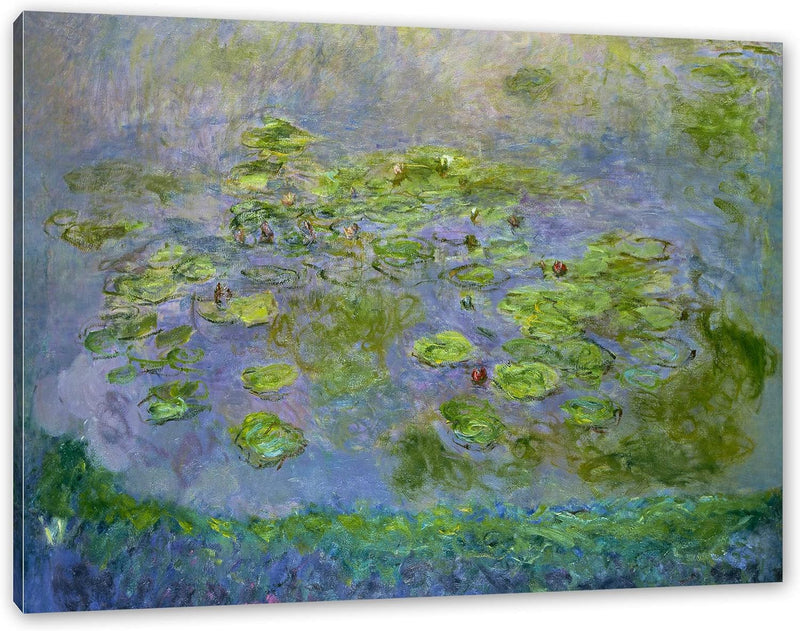 Generisch Claude Monet - Seerosen  VI als Leinwandbild / Grösse: 120x80 cm / Wandbild / Kunstdruck /