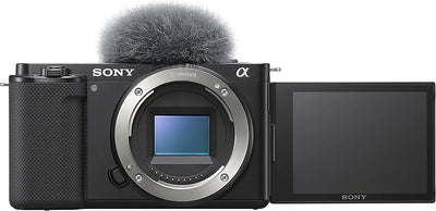 Sony Alpha ZV-E10 | APS-C spiegellose Wechselobjektiv-Vlog-Kamera (schwenkbarer Bildschirm für Vlogg