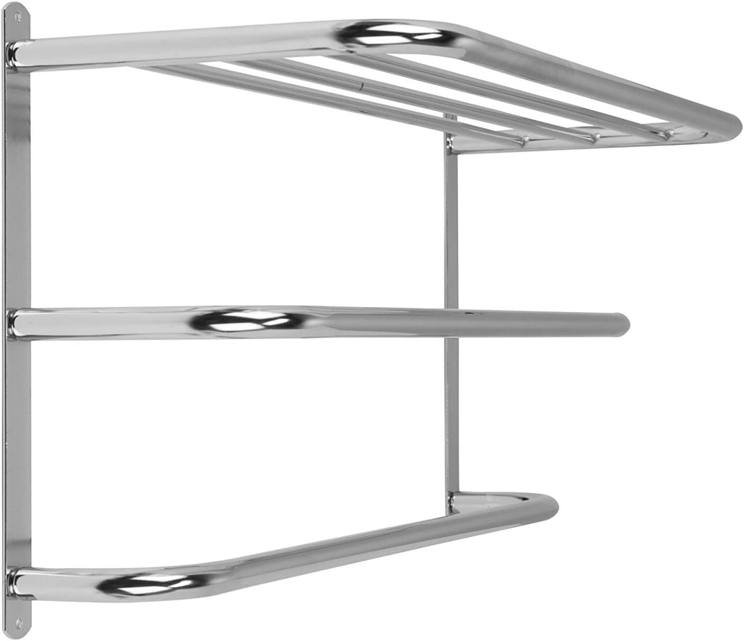 Croydex verchromter Baustahl Wand montiert Handtuch Rack und zusätzliche Rails