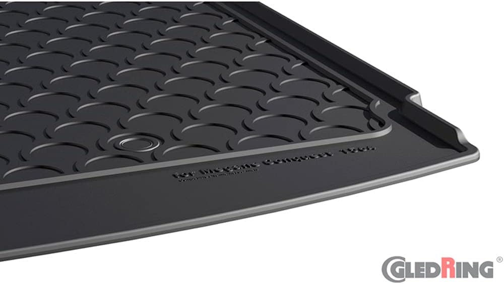 Gledring Rubbasol (Gummi) Kofferraumwanne kompatibel mit Renault Arkana 2020- (Höhe Variabele Ladebo