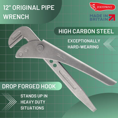 Footprint-698w-Rohrzange - 30,5 cm 12-Inch/300 mm, 12-Inch/300 mm