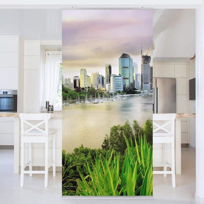 Bilderwelten Raumteiler Brisbane 250x120cm inkl. transparenter Halterung 250x120cm incl. transparent