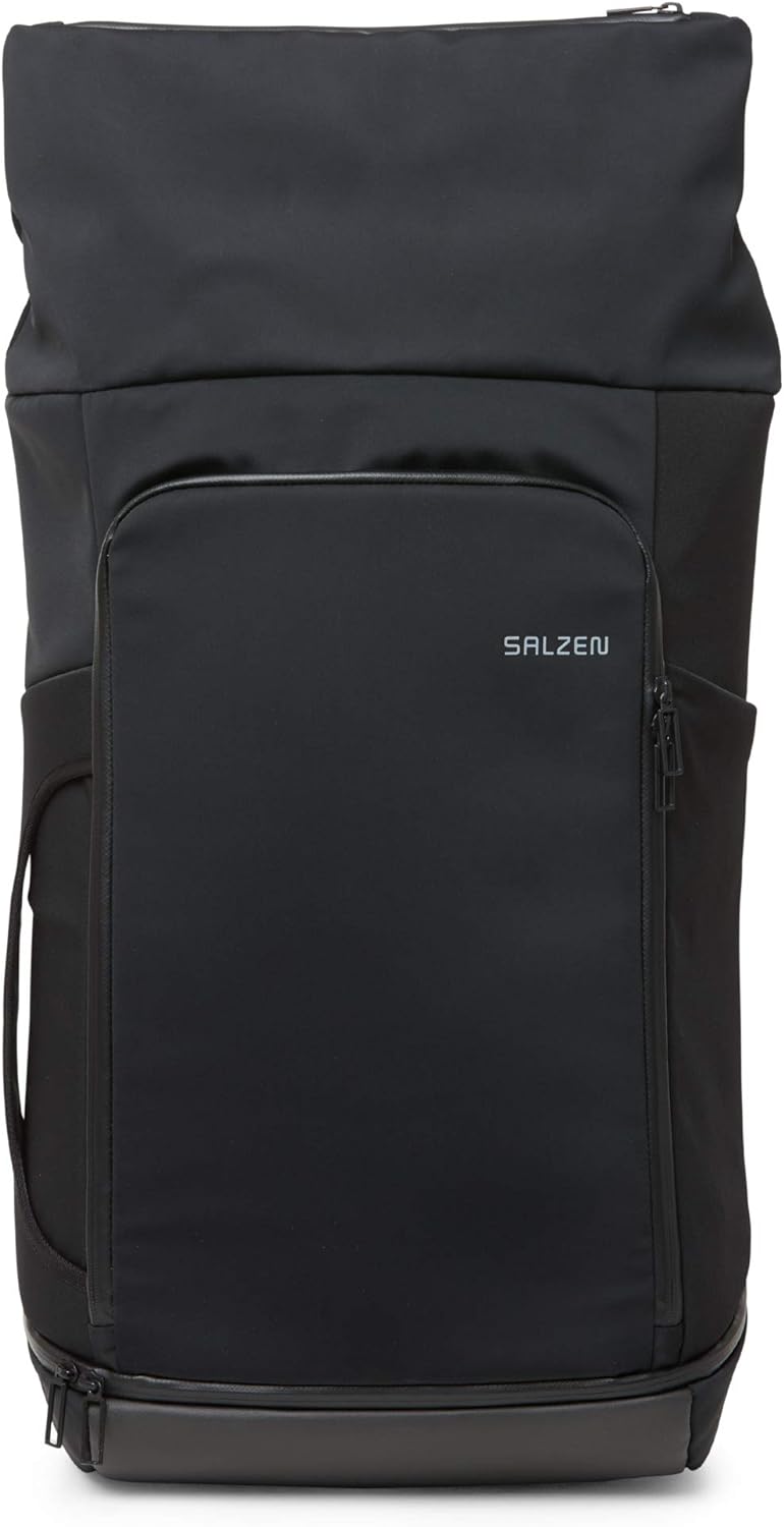 Salzen Unisex Triplete Rucksack Schwarz, Schwarz