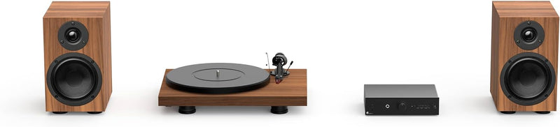 Pro-Ject Colourful Audio System, All in One True Analog HiFi Stereo System mit Plattenspieler Debut