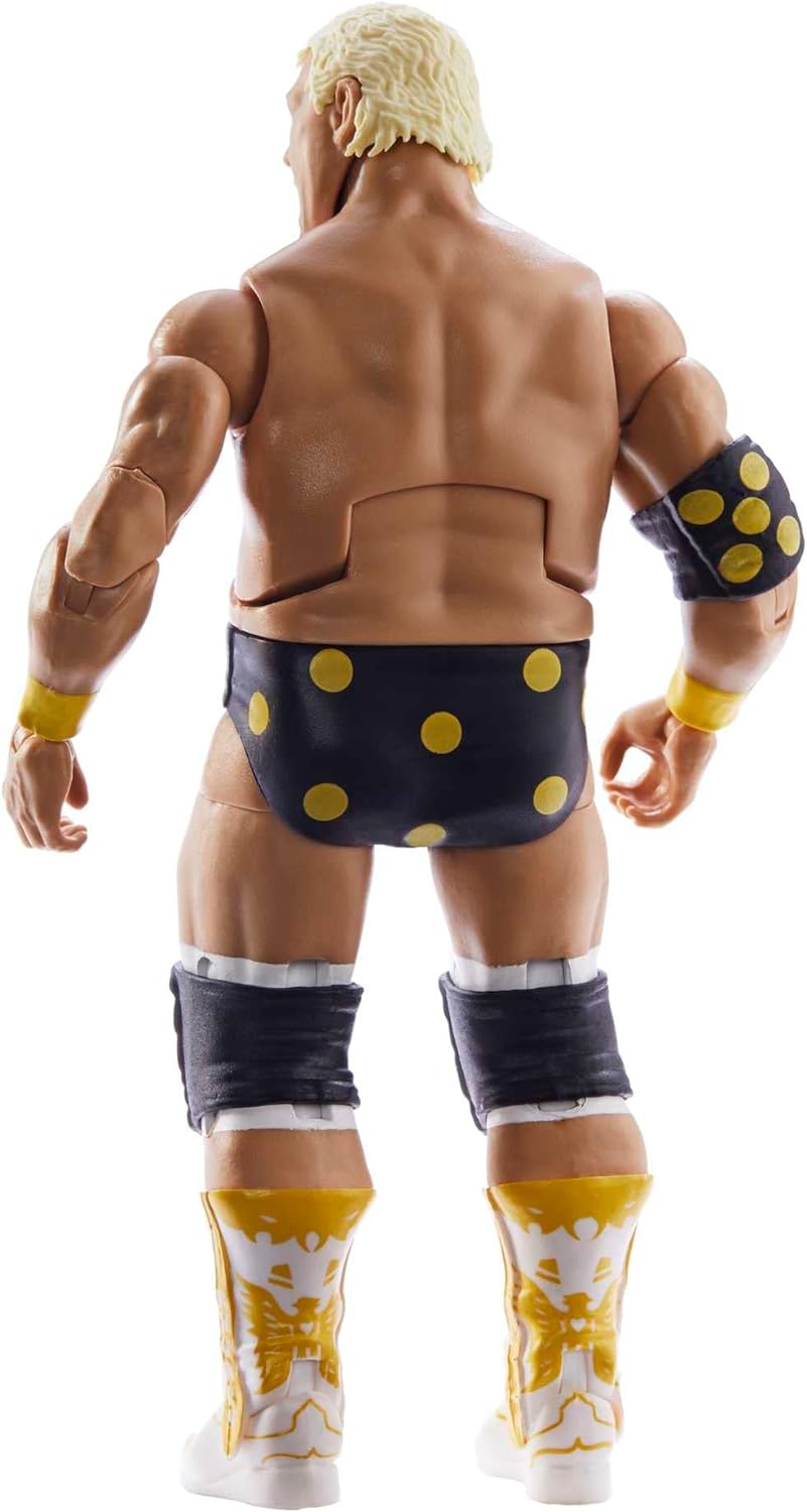 WWE HKP11 - Elite WrestleMania Dusty Rhodes Actionfigur, bewegliches WWE Sammlerstück mit Zubehör, S