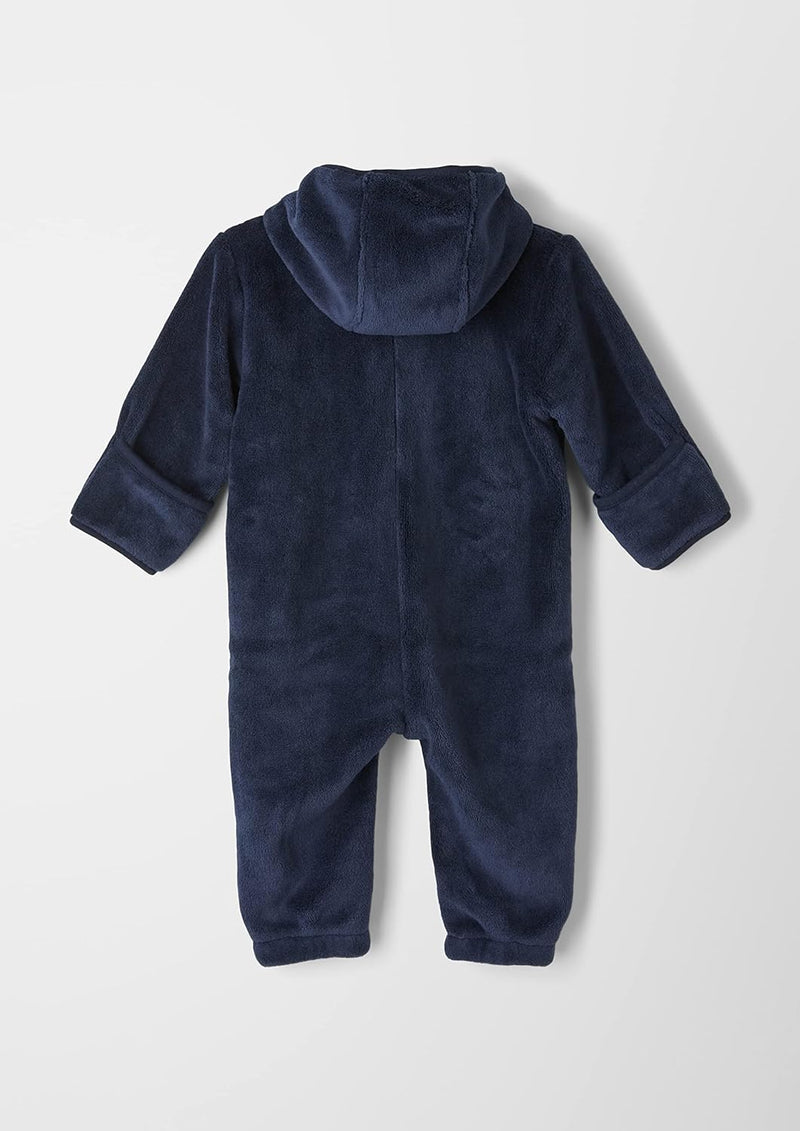 s.Oliver Unisex Baby Overall mit Kapuze 86 dark blue, 86 dark blue