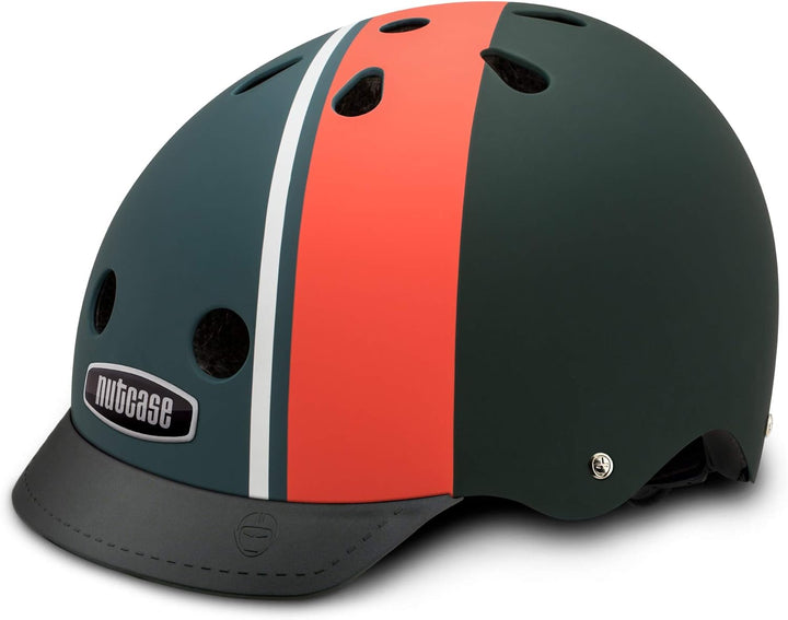 Nutcase Street-Element Stripe (Matte) Helm talla: L bunt, talla: L bunt