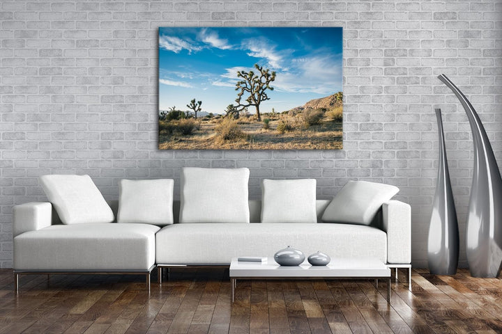 deyoli beeindrucken Wüstenlandschaft Format: 80x60 als Leinwand, Motiv fertig gerahmt auf Echtholzra