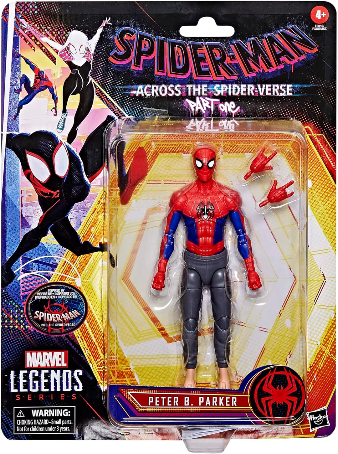 Spider-Man Marvel Legends Series Across The Verse (Part One) 15 cm grosse Peter B. Parker Figur, 2 A