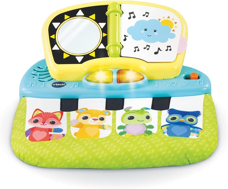 VTech - Sensorisches Klavier des Baby Loulous, interaktives Klavierspielzeug, 3/24 Monate, Version F