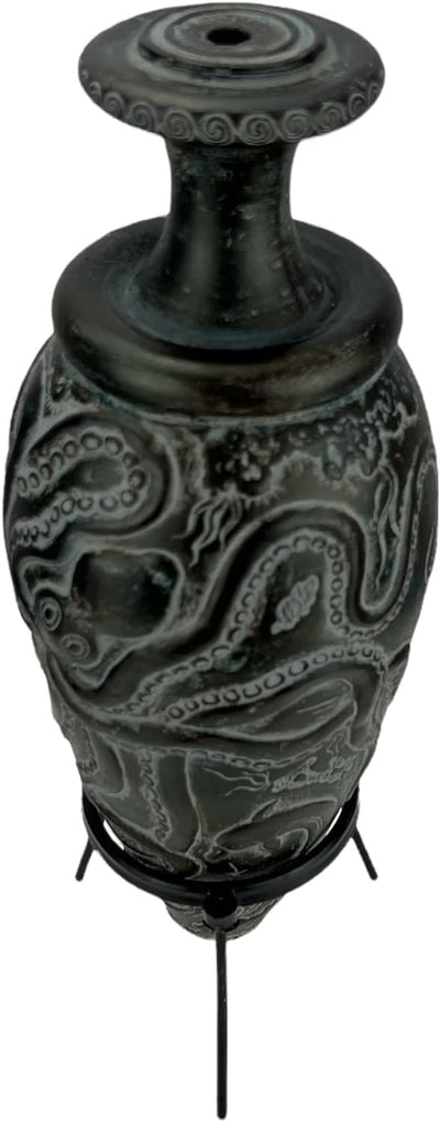 Rhyton Vase mit Oktopus und Delfinen, Minoan Crete, antikes Griechenland, terrakotta