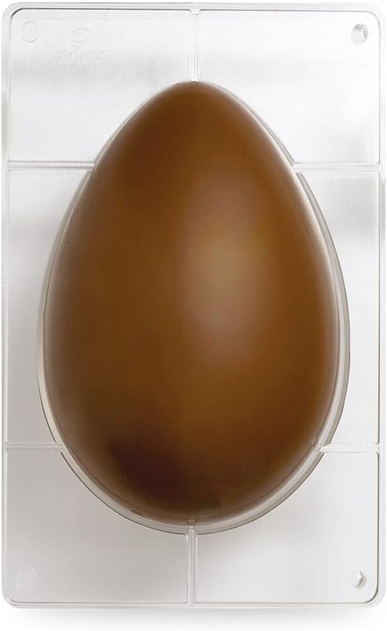 Decora 0050064 Profi-Form FÜR SCHOKOLADENEIER AUS Poly 1KG-1HOHLRAUM 330X215 MM, Polycarbonate, Durc