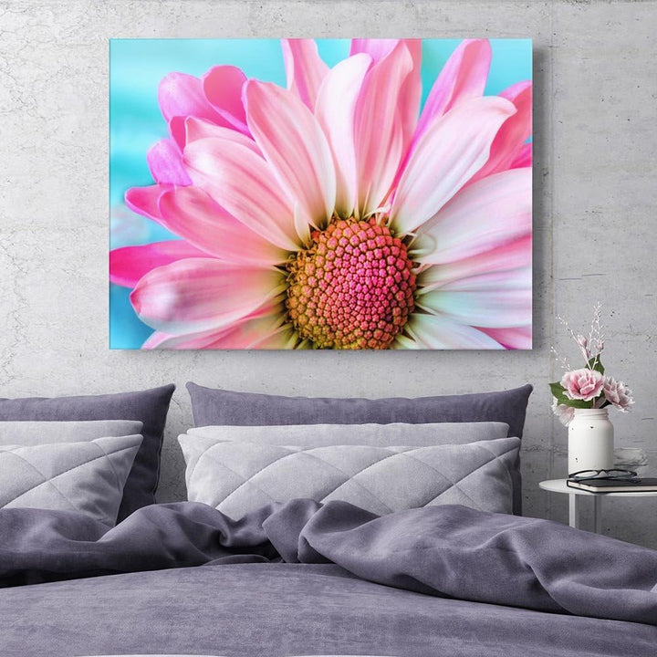 Feeby. BLUME Bild auf Leinwand Grösse: 60x80 cm, 1 Teilig Leinwanbild Wandbild Kunstdrucke Wanddeko
