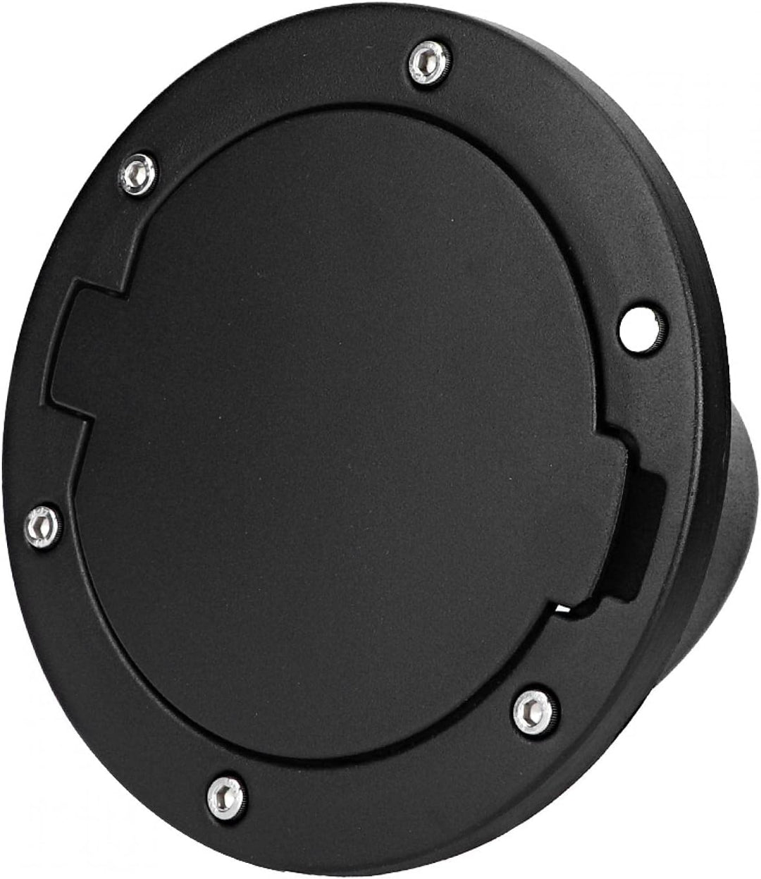 Dioche Tankdeckel, Schwarze ABS Tankdeckelabdeckung passend für Jeep Wrangler JK 2007-2017