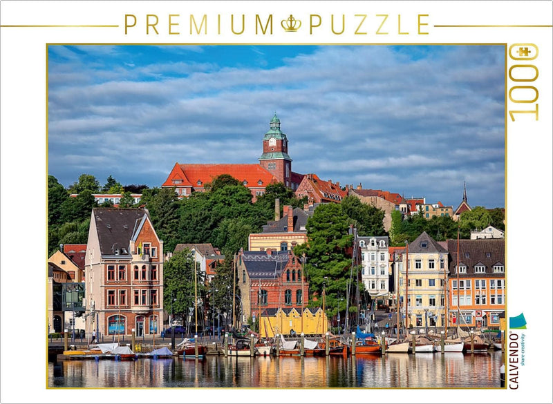 CALVENDO Puzzle Flensburg 1000 Teile Lege-Grösse 64 x 48 cm Foto-Puzzle Bild von Peter Roder, 1000 T